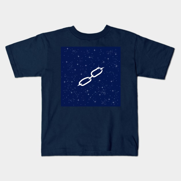Chain, link, connection, team, technology, light, universe, cosmos, galaxy, shine, concept Kids T-Shirt by grafinya